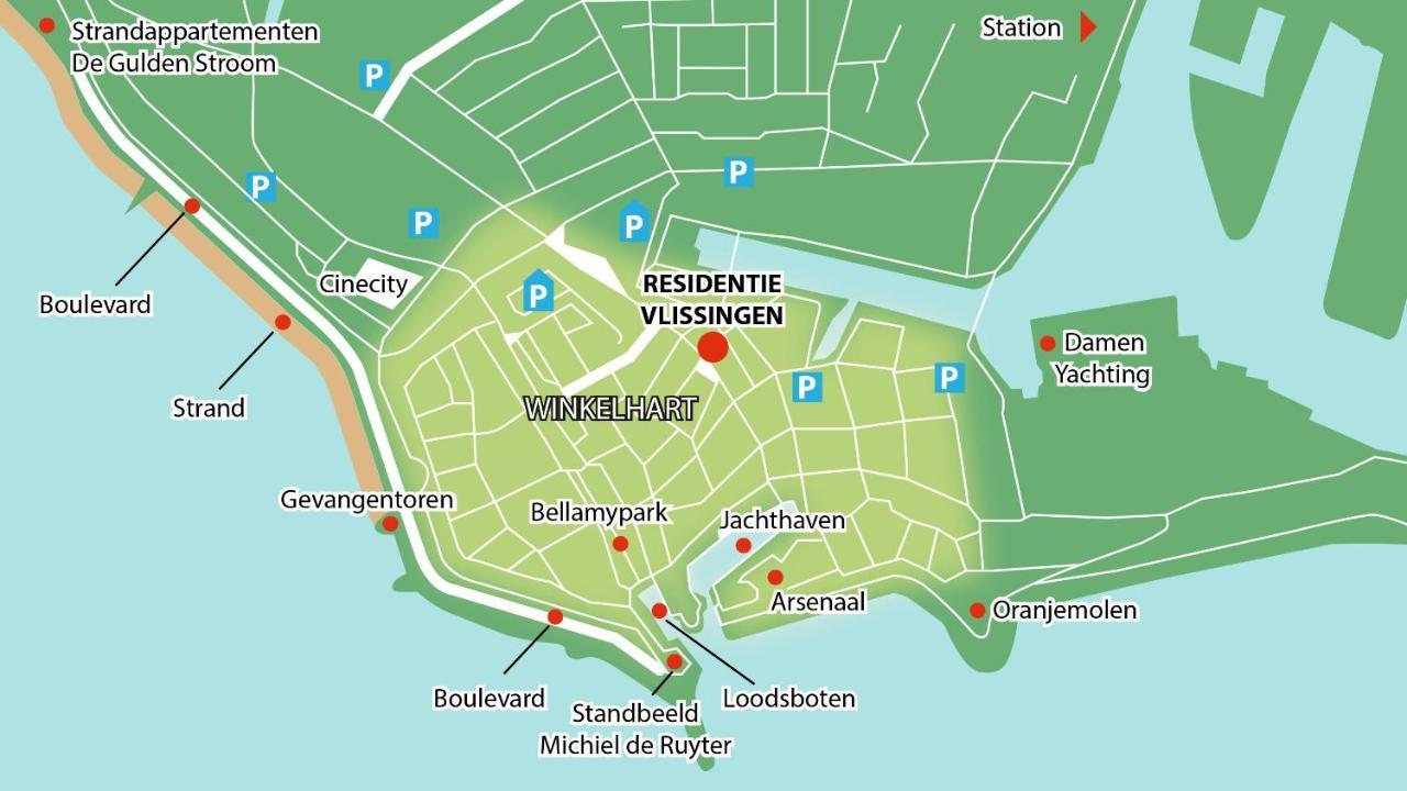 Hotel Residentie Флиссинген Экстерьер фото